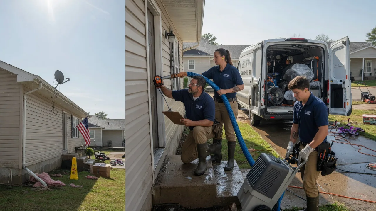 Ceiling Water Damage Restoration in Fort Loramie, OH near me